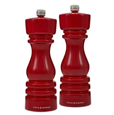 Cole & Mason - London Mills Red Gloss Gift Set 18cm - Image 1 of 4