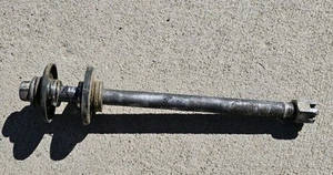 Kawasaki KX65 KX 65 OEM Front Axle with Spacers - Foto 1 di 1