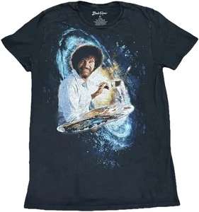 Bob Ross Joy Of Painting Lizenziertes Herren T-Shirt Größe Medium Schwarz - Bild 1 von 3