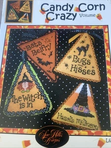 Sue Hillis Designs Counted Cross Stitch Pattern Candy Corn Crazy Volume 2 Cat - Picture 1 of 1