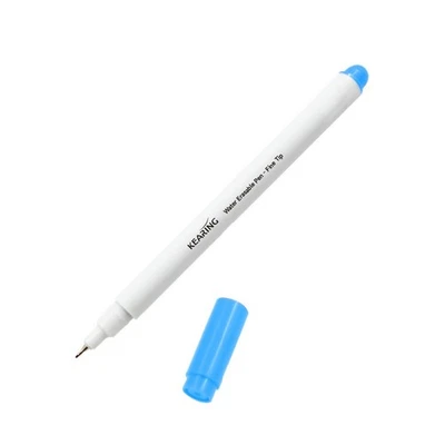 Pluma borrable al agua punta fina de 0,5 mm, azul - paquete de 12 Foto 1 de 2