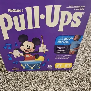 Pull-Ups Boys' Learning Designs Training Pants 56 Count Size 4T-5T NEW - Picture 1 of 6