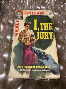Vintage paperback book titled I, the Jury - by Mickey Spillane -- Signet 699 - Imagen 1 de 2
