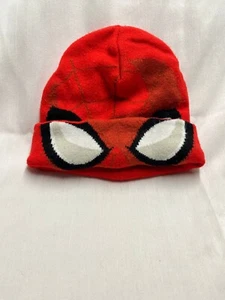 Kid's Red Spiderman Hat- fold down for face mask - Picture 1 of 3