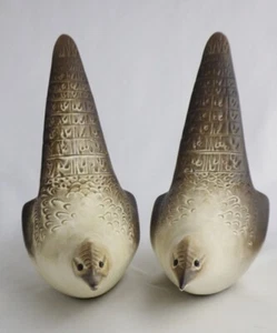 Paar Vintage Roselane Vögel/Fasanenfiguren - eine repariert - Bild 1 von 15
