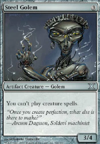STEEL GOLEM X4 4 4X 10th Edition MTG Magic the Gathering Cards DJMagic - Image 1 of 1