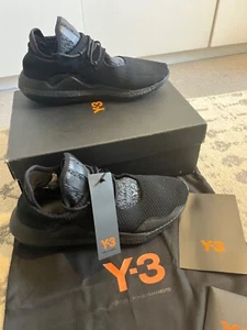 Y-3 Yohji Yamamoto Y3 Adidas Saikou Black Trainers UK 8.5 RRP £320 Rare - Picture 1 of 7