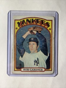 1972 Topps Rob Gardner #22 New York Yankees LOW GRADE