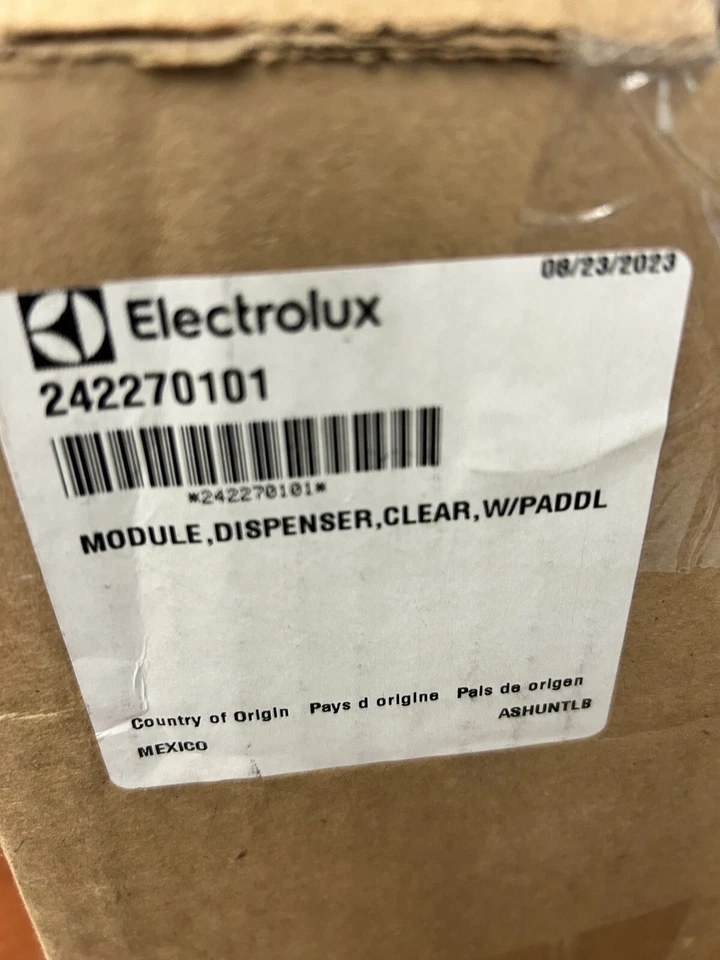 Electrolux Dispenser Module Clear With Paddle 242270101 - Imagem 1 de 1