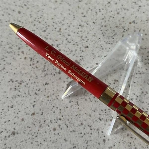 Purina Chows Mac McLean Salesman Des Moines Iowa Vintage Ballpoint Pen #20003 - Picture 1 of 5