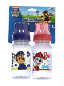 Paw Patrol "On the Chase" 2-Pack Wide-Neck Bottles (11 oz.) - royal blue/red, on - Picture 1 of 1