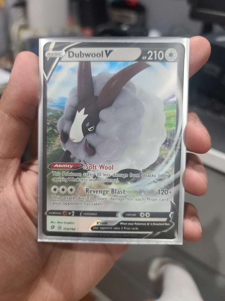 Pokemon TCG Rebel Clash Dubwool V 153/192 Ultra Rare NM - Image 1 of 1