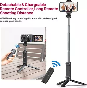 MT-40 Remote Shooting Grip Extendable Vlogging Grip Handle Tripod For Video - Picture 1 of 8