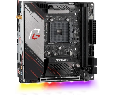 ASRock X570 Phantom Gaming‐ITX/TB3 Mini ITX AM4 Ryzen DDR4 Wi‐Fi6 Thunderbolt 3 - Imagen 1 de 4