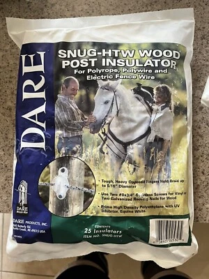 Wood Post Or Vinyl Post Insulator,No SNUG HTW, Dare Products Inc