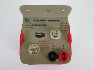 Bendix Starting Vibrator 24 Volts 2 Amp Helicopter Aviation Aircraft Airplane W4 - Bild 1 von 7