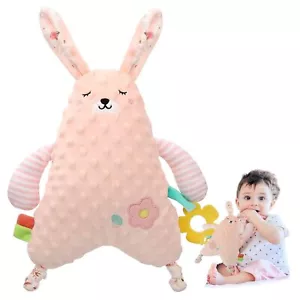 Baby Girls Toys 0-6 Month Animal Stuffed Newborn Baby Minky Dot Sensory Toy - Picture 1 of 6
