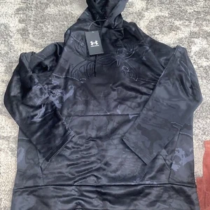 Under Armour AF Emboss Antler Sudadera con Capucha 1365689 998 Chaqueta Camuflaje Nueva $65 Pequeña - Imagen 1 de 5