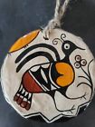 Native American Pheasant Pottery Wall Hanging Ornament