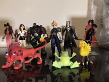 1997 Bandai Final Fantasy VII 7 Cloud Red 13 Tifa Extra Knights Figure Full Set