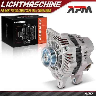 Generatore alternatore 90A 12V per Smart Fortwo Cabrio/Coupe 451 Turbo Brabus - Immagine 1 di 4