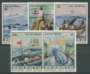 Penrhyn 1983 Ochrona wielorybów Wielorybnictwo Pottwal 310/14 niestemplowane