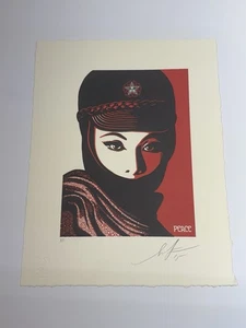 Shepard Fairey “Mujer Fatale” Artist Proof Print New AP Obey 2015 Letterpress - Picture 1 of 3