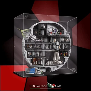 TECA IN PLEXIGLASS ACRILICO-SHOWCASE-TECA PER SET LEGO® 75419-MORTE NERA - Foto 1 di 7