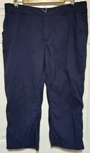 Duluth Trading Company Damen dunkelblau Wandern Capri 14 Hose Outdoor - Bild 1 von 3