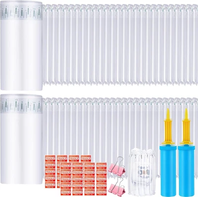 Perkoop 8"X175' Inflatable Air Pillows for Shipping Large Bubble Cushioning Wrap - Image 1 of 4