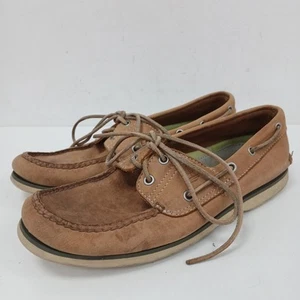 Timberland 71515 Deck Boat Shoes US10.5 UK9.5 Leather Brown Designer RMF07-ER - Picture 1 of 9