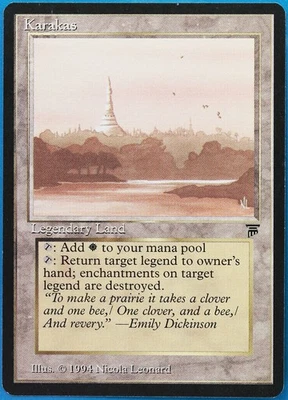 Karakas Legends MINT Uncommon MAGIC THE GATHERING MTG CARD (ID# 492818) ABUGames - Image 1 of 2