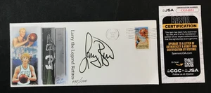 Larry Bird Signed LTD. Cachet JSA Cert w/COA #33 NBA Boston Celtics HOF '98 WOW! - Picture 1 of 3