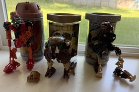 LEGO BIONICLE LOT 8534 Tahu 8560 Pahark 8568 Toa Nuva 99% COMPLETE No Manuals