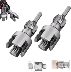 2Pcs 1/2''&3/4'' Water Pipe Integrated Internal & External Pipe Threading Tool - Picture 1 of 7