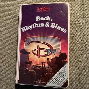 Walt Disney DTV Rock Rhythm & Blues (VHS, 1984, Clamshell ) Vintage - Imagen 1 de 3