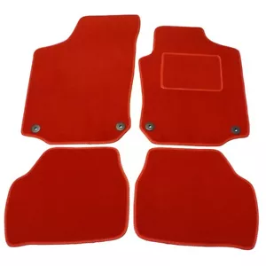 RED TAILORED CAR MATS FOR JAGUAR XF 2016-2024 - Picture 1 of 1