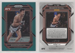 2023 Panini Prizm UFC Teal Prizm /49 Brandon Royval #133