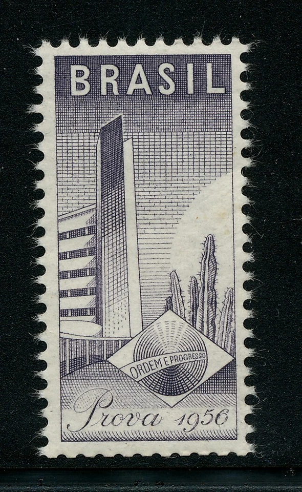 2733 - BRASIL - MNH 1956 SELLO DE PRUEBA (PROVA) *** Foto 1 de 1