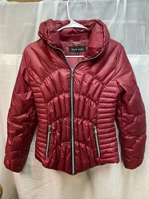 Black Rivet Puffer Packable Down/Feather Jacket Crimson Women’s XS - Image 1 of 4