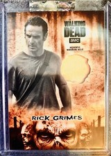 Topps Walking Dead Hunters & Hunted Rick Grimes Costume Relic #R-ALS Rust 19/99!