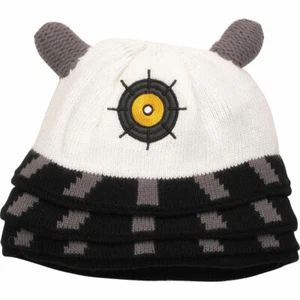 Doctor Who White Dalek Beanie Hat - Picture 1 of 1