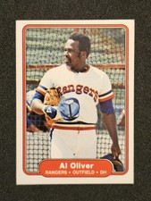 1982 Fleer #326 Al Oliver Texas Rangers 