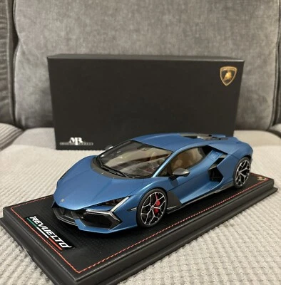1/18 MR Collection Lamborghini Revuelto Mehit Matt Blue Limited With Case - Image 1 of 4