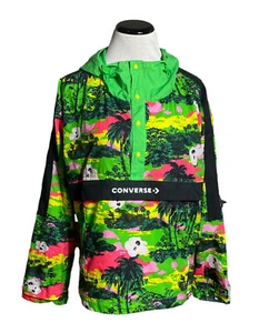 Converse Packable Hooded Anorak Windbreaker Size M - Picture 1 of 11