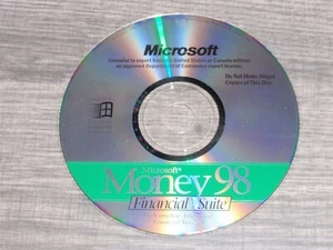 Microsoft Money 98 Financial Suite PC CD-ROM versión completa para Windows 95/NT 1997 - Imagen 1 de 2