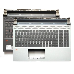 Handauflage Gehäuse mit Tastatur für Dell G15 5510 5511 5515 schwarz/weiß - Bild 1 von 4