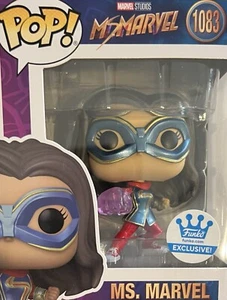 Funko PoP Ms. Marvel 1083 Exclusivo Nuevo Nunca Abierto Bobble-Head - Imagen 1 de 7