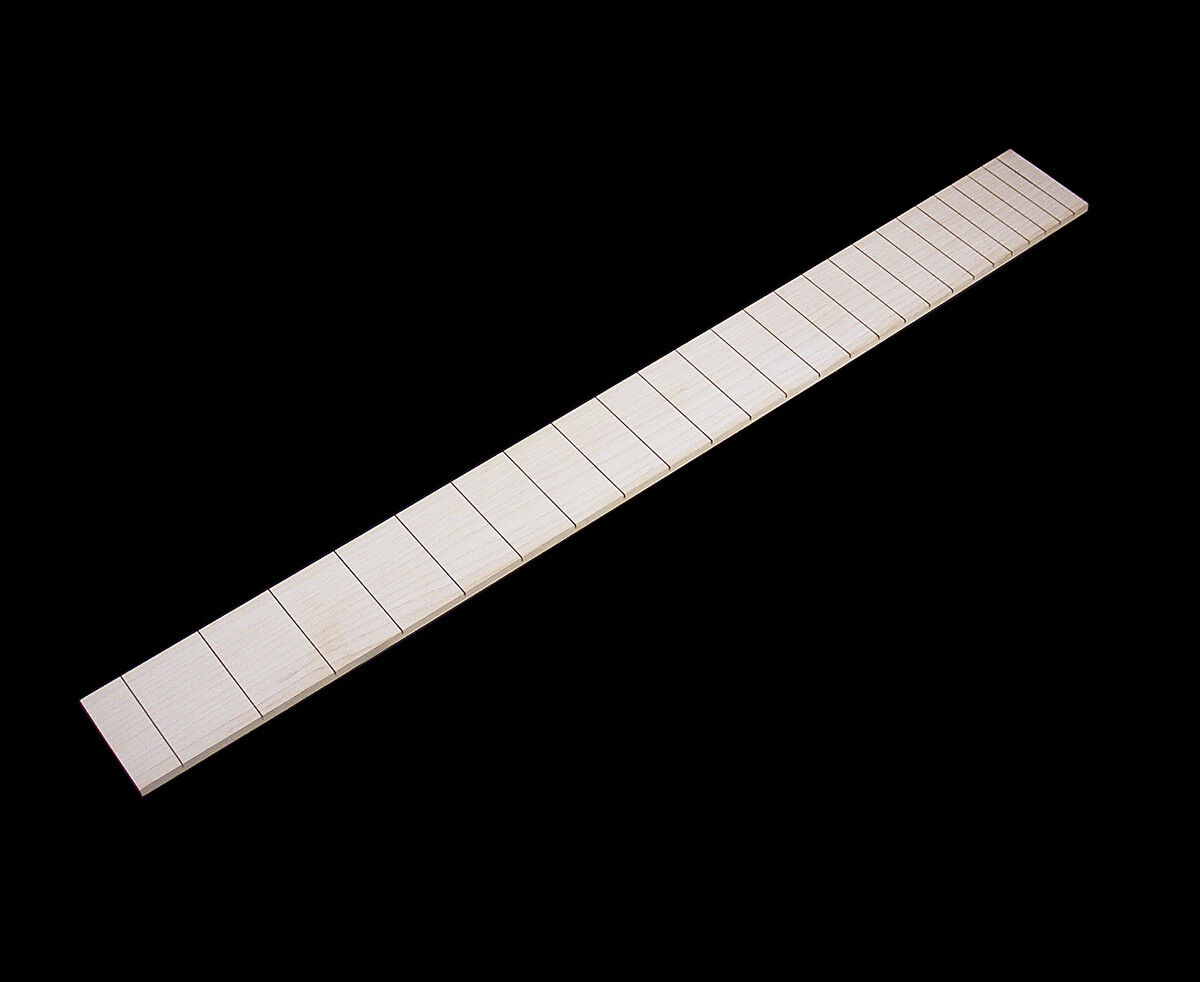 BASS Guitar 24 Fret Hard Maple Slotted Fretboard Blank, 34 Scale, Finger Board. Available Now for $36.50