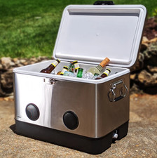 party cooler with speakers